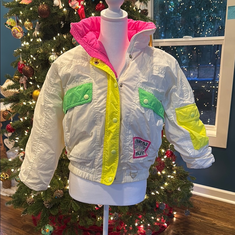 Vintage Colorful Ski Jacket
